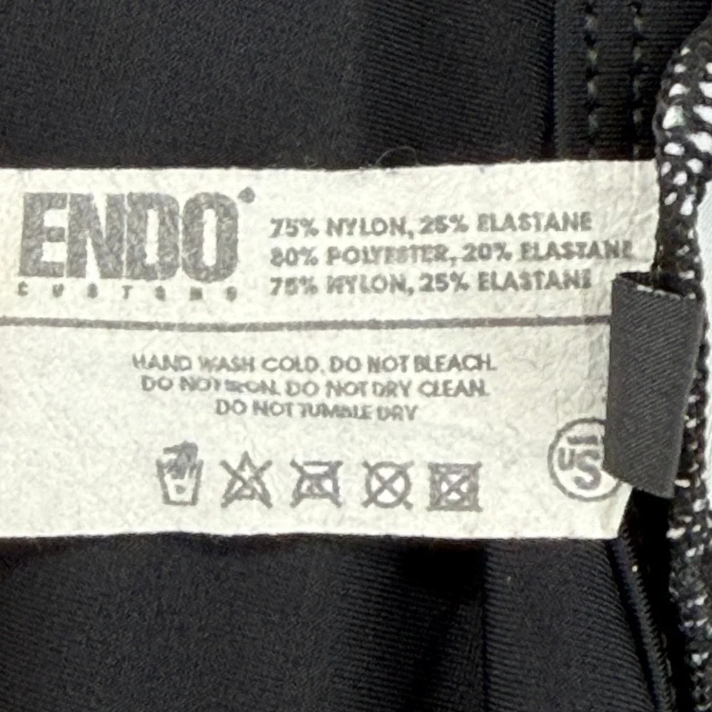 Endo Customs Engine 11 Mens Cycling Bib Shorts Small Camo Black‎ Padded USA Made